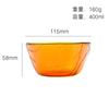Tigela de vidro colorida criativa japonesa e coreana tigela de sobremesa para casa salada sopa tigela de arroz utensílios de cozinha presente de casamento