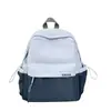 Mochila nueva y elegante de color liso de gran capacidad, versión coreana, versátil y simple, mochila casual para salidas de primavera, mochila ligera