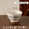 Cuencos de cerámica para arroz, vajilla, cuencos y platos para el hogar, cuencos pequeños para servir platos, hechos a medida, de alta gama, con vidriado interior
