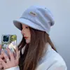 Gorro Quente de Outono e Inverno, Estilo Despojado, À Prova de Frio e Vento, Versátil, Tamanho Grande para Circunferência da Cabeça, Chapéu de Lã Tricotado, Caimento Solto