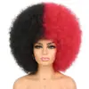 Peluca para Mujer Africana, Tocado, Afro Esponjoso Pequeño Rizado, Se Pueden Seleccionar Más Colores de la Imagen, Peluca Afro