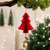Adorno Creativo de Mini Árbol de Navidad de Panal Plegado de Origami para Decoración de Escena Navideña Colgante