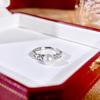 Yaxi S925 Sterling Silver Requintado Luz Luxuosa Luz Das Estrelas Natural Anel De Pérola De Água Doce Para Mulheres Design De Nicho Anel Ajustável