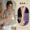 Roupa íntima sexy Shang yi renda sexy vazada transparente no peito conjunto de três peças paixão 8602