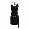 Vestido de tirantes finos sin espalda de alta gama Spice Girls Pure Desire, nuevo vestido de verano sexy ajustado, falda elegante a la cadera
