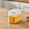 Caja de almacenamiento de granos, contenedor de almacenamiento de arroz y productos secos de cocina, recipiente de mijo sellado engrosado para el hogar a prueba de insectos y humedad