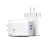 Cargador de Nitruro de Galio Transfronterizo de 45W Adecuado para Teléfonos Apple 17 y Android, Adaptador de Carga Rápida Multi-Puerto