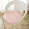 Cojín redondo de pana grueso, extraíble y lavable, cojín para silla de ratán, cojín redondo para taburete, cojín para silla, color sólido, antideslizante, entrega de fábrica