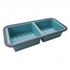 Nuevo Molde de Silicona Bicolor para Pastel de Grado Alimenticio Molde para Gelatina Refrigerador Horno Microondas Molde para Pastel para Hornear Universal