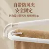 Perchero de balcón, barra extensible para uso doméstico, tamaño grande para colgar mantas, sábanas, fundas de edredón y toallas de baño