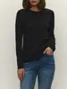 Camiseta de manga larga transfronteriza, estilo europeo y americano, primavera y otoño 2026, camiseta versátil de cuello redondo para el hogar y el trabajo, algodón orgánico, ropa casual transfronteriza