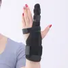 Tala Médica para Dedo Feita de Liga de Alumínio para Fraturas, Entorses, Problemas na Bainha do Tendão, Respirável, Disponível em Versões de Cinco Dedos e Curtas, Articulação do Polegar Ajustável