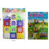 Juguetes de comercio exterior infantil niños ensamblado Casa bloques de construcción casa de plástico empalme ensamblaje construcción forma de casa
