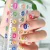 Novos Adesivos Populares de Decoração para Nail Art com Monstro na Boca Fofo em Relevo Adesivos para Unhas Auxiliares Desenho Animado para Menina DIY Feito à Mão