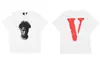 Camiseta de Manga Corta para Hombre 2024 Mismo Estilo que Wang Yibo Oversize Unisex Pareja Colaboración con Amazon Big V Verano