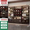 Nuevo Gabinete de Tesoros Múltiples Estilo Chino Gabinete de Exhibición de Té Estante de Almacenamiento de Adornos Pequeños Antiguos para Sala de Estar Estante Divisor