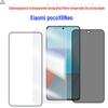 Para millet pocoX6neo filme temperado transparente de vidro galvanizado de alumínio alto filme para celular pocoX6 filme anti-peep