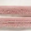 Tiras de Pelo de Coelho Sintético Mais Vendidas no Exterior, Tiras para Chapéu DIY Hanfu Cheongsam, Acessórios de Franja para Sapatos, Chapéus e Roupas, Tiras de Pelúcia Atacado