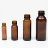 Frasco Pequeño de Medicina Sellado con Tapa Frasco de Enzimas 30ml60ml Frasco de Jarabe para la Salud Vidrio Oscuro Marrón Frasco para Líquido Oral