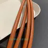 3mm 6mm costura de borde cordón de cuero suave DIY cordón plano redondo correa de bolso cinturón línea de coche tejido nudo puño de mono cuerda de conejo