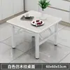 Mesa Cuadrada Plegable para Restaurantes, Mesa de Comedor Cuadrada Pequeña para Apartamentos Pequeños, Mesa de Comedor Portátil para Uso Doméstico y Apartamentos de Alquiler