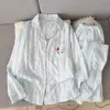 Conjunto de Pijama de Algodón Nube Otoño 2026 Manga Larga Pantalón Largo Cuello de Muñeco de Dibujos Animados Ropa de Casa (Sin Almohadillas para Sujetador)