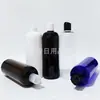 Botella Redonda de Hombro para Mascotas de 500 ml con Tapa Flip-Top para Champú, Gel de Ducha y Detergente para Platos