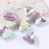Garra de Triángulo Diamante Cristal Vidrio Cosido a Mano Diamante DIY Ropa Vestido de Novia Zapatos Bolsa Accesorios para el Cabello Accesorios Pegajoso y Cosible