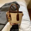 Bolso de Mano Casual de Gama Alta Tipo Cubo para Mujer 2026 Nuevo Elegante Versátil Bolso de Hombro de Moda Bolso Cruzado para el Trabajo