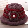Chapéu de inverno para mulheres de meia-idade e idosas, quente e resistente ao frio, com forro de fleece e espessado, chapéu de algodão