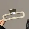 Pinza para el Pelo de Flor para Cabello Grueso en la Parte Trasera de la Cabeza, Pinza para el Pelo de Lazo Linda y Sencilla, Tamaño Grande para Mujeres, Popular Pinza de Tiburón de Acrílico