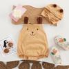 Traje de Escalada Triangular Súper Lindo de Verano sin Mangas para Niños Pequeños, Estilo Occidental, para Bebé, de Dibujos Animados, Ropa Exterior, Bolsa, Ropa para Gorditos