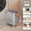 Cesto para Ropa Sucia Baño Cesto de Almacenamiento de Ropa Sucia de Ranura Estrecha Cesto de Lavandería Doméstico Cesto para Ropa Sucia Almacenamiento de Ropa de Baño