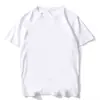Camisetas de manga curta de verão para homens e mulheres, camisetas brancas lisas estampadas culturais para casais, camisetas publicitárias com impressão personalizada