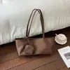 Bolsa de Ombro Única de Nylon Simples Moderna Leve Grande Capacidade Estilo Preguiçoso Bolsa Mãe-Filho Versátil Bolsa Tote para o Dia a Dia Novo Estilo