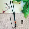 Anillo de goma anillo de jade sintético mango pieza de juego cuerda colgante de llave accesorios para colgar en bolsa cabeza colgante para coche cuerda colgante joyería cuerda de mano perdida