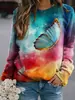 Otoño Nuevo Transfronterizo 2024 Sudadera Casual Urbana con Estampado 3D Hombro