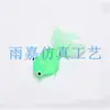 Directo de fábrica simulación pegamento suave pez dorado 6cm flotante agua transfronterizo baño pesca juguetes translúcido protección ambiental tp