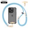 Cordón para Carcasa de Teléfono Móvil Multifuncional Anti-Pérdida Correa Tejida para el Cuello Ajustable Larga Correa para Teléfono Portátil