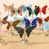Adornos de Mariposa de Cristal Natural Transfronterizos Talla de Alas de Mariposa Estación de Trabajo Decoración Mini de Escritorio de la Fortuna Venta al por Mayor