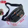Bolsa de cintura de lona para deportes al aire libre de ocio, bolsa multifuncional de almacenamiento para hombro y pecho, bolsa retro de colección para fitness al aire libre, antirrobo