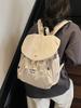 Mochila Feminina Grande Capacidade 2025 Nova Casual Estilo Campus Estudante Bolsa Escolar Bolsa de Tecido Leve Mochila de Viagem