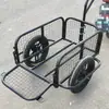Nuevo carrito de arrastre eléctrico para motocicleta/bicicleta de celebridad de internet, remolque pequeño para colgar en la parte trasera, puesto para transportar mercancías, camping, pesca
