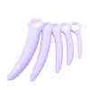 Tapón Anal de Luna Morado Anillo de Tracción Dilatador Anal Posterior para Hombres y Mujeres Juguetes Sexuales de Masturbación Tapón Anal Crisantemo