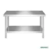 Rack de Armazenamento para Bancada de Aço Inoxidável 304 Bancada de Cozinha Três Camadas Espessada Mesa de Corte de Vegetais de Hotel Tábua de Corte Mesa de Carregamento