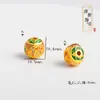 Acessórios de Ouro de Areia Vietnamita de Longa Duração Pulseira Guardiã DIY Palavra de Bênção Mantra de Seis Caracteres Flor com Furo Pulseira DIY para Mulheres