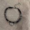 Nova Pulseira com Fecho Padrão Rico Literário Chinoiserie Retro Jade Negro para Mulheres Simples Versátil Acessível Luxo Design de Nicho Tendência Joia de Mão