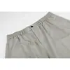 Pantalones rectos anchos de estilo retro streetwear Rumeng para hombre, otoño, corte holgado, ropa de trabajo para parejas, parachute, casual, largos