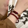 Nueva Serie de Pulseras de Cuentas Zhuasa de Tendencia Nacional con Cáscara de Coco Estilo de Lujo Ligero Nicho para Mujeres que Realza el Cutis