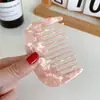 Pente de Cabelo com Ácido Acético Headwear de Menina Pente Portátil para Cabelo Pente de Novo Estilo Presente de Acompanhamento Pente Portátil Feminino
